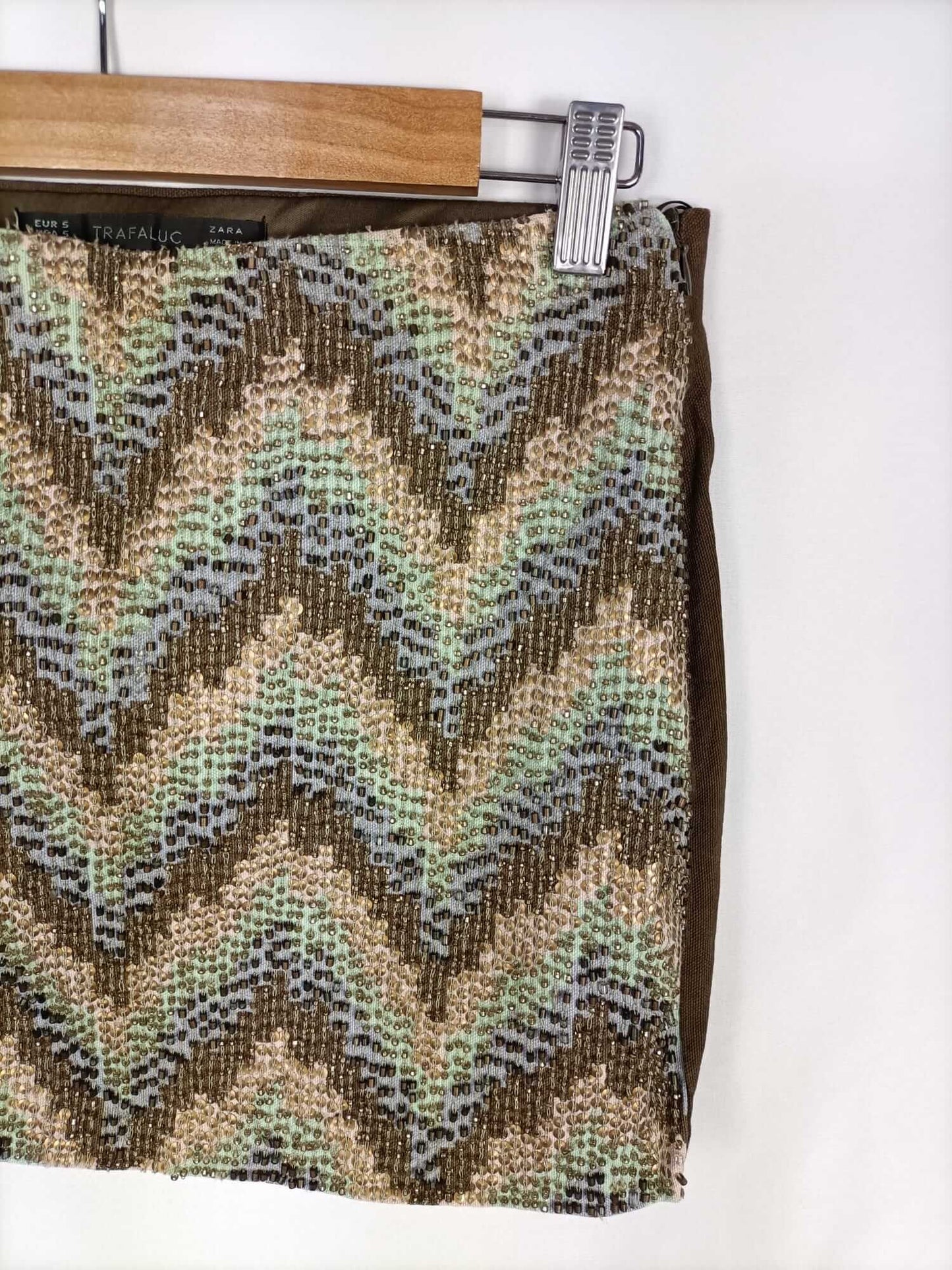 ZARA. Beaded skirt T.xs