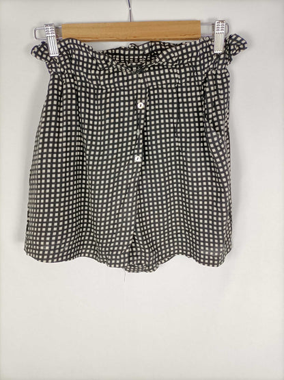 MANGO. Shorts cuadros T.s