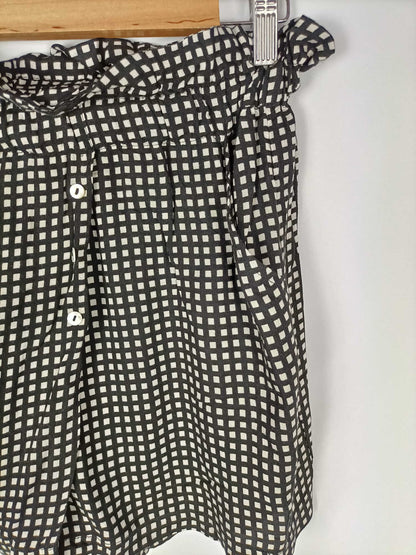 MANGO. Shorts cuadros T.s