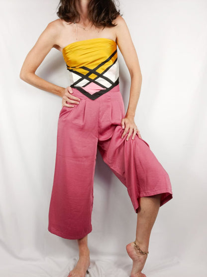 STRADIVARIUS. Pañuelo mostaza