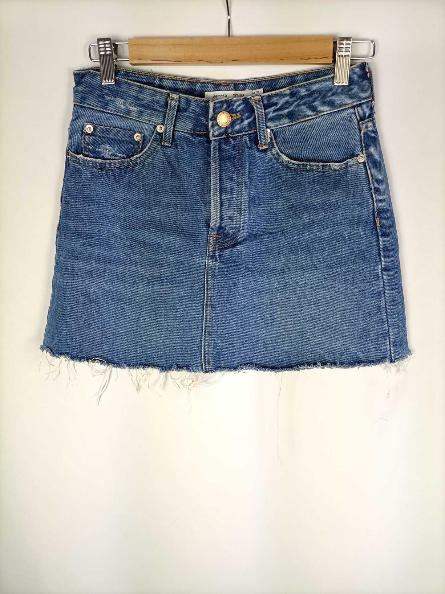 BERSHKA.Flada denim T.34