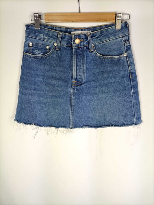 BERSHKA.Flada denim T.34