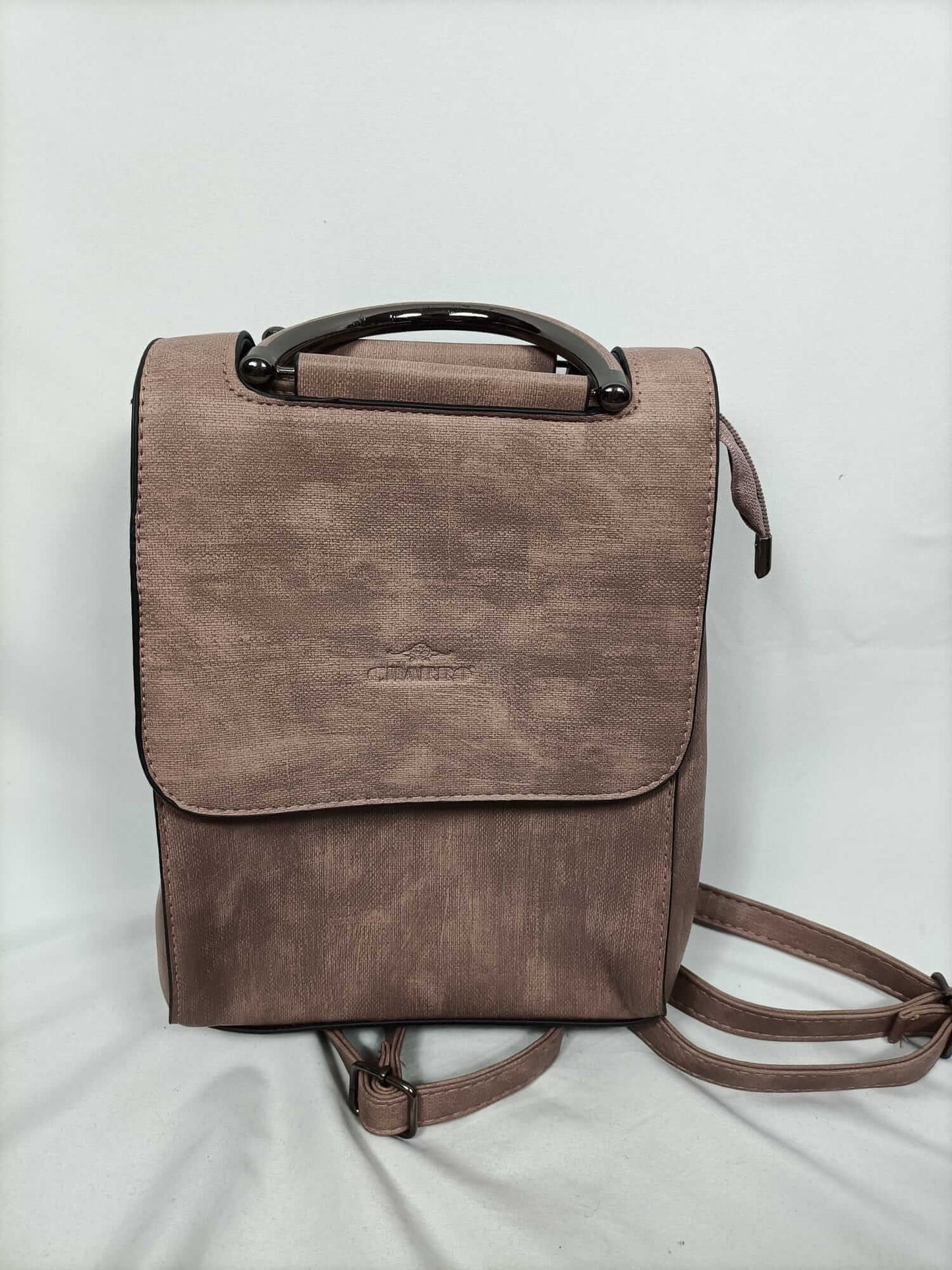 CHARRO.Mochila rosita/beige