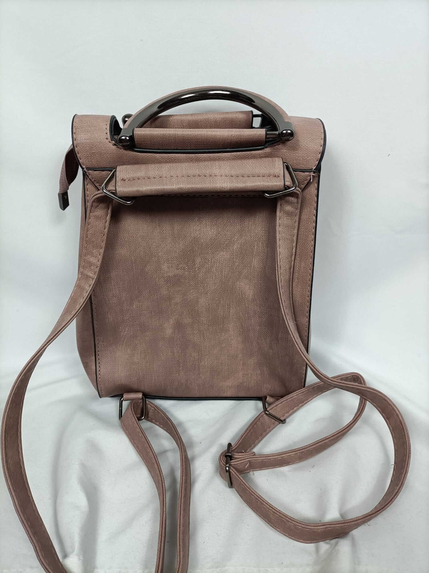 CHARRO.Mochila rosita/beige