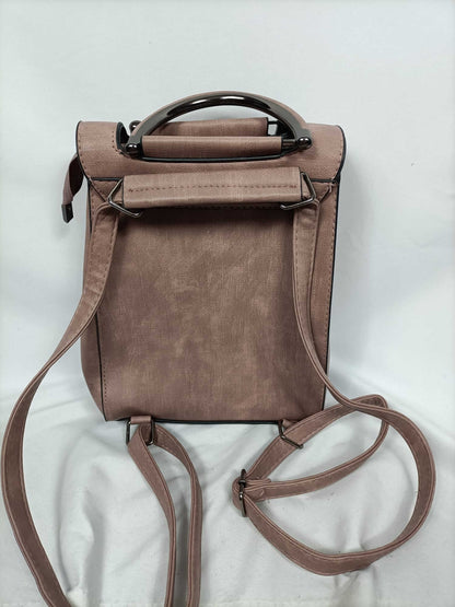 CHARRO.Mochila rosita/beige