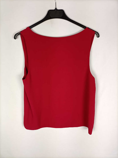 EASY WEAR.Top burdeos finito T.xs