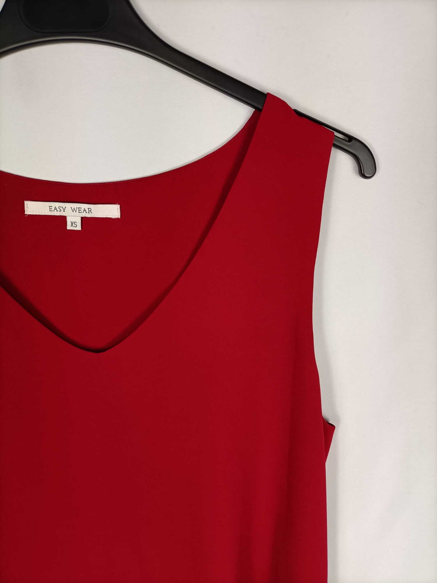 EASY WEAR.Top burdeos finito T.xs