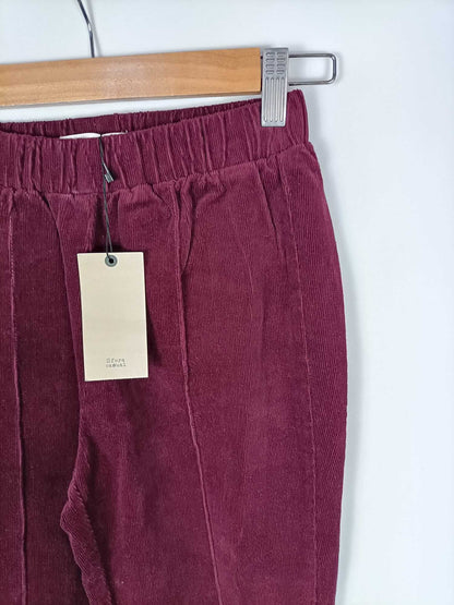 SFERA.Burgundy corduroy leggings Tm