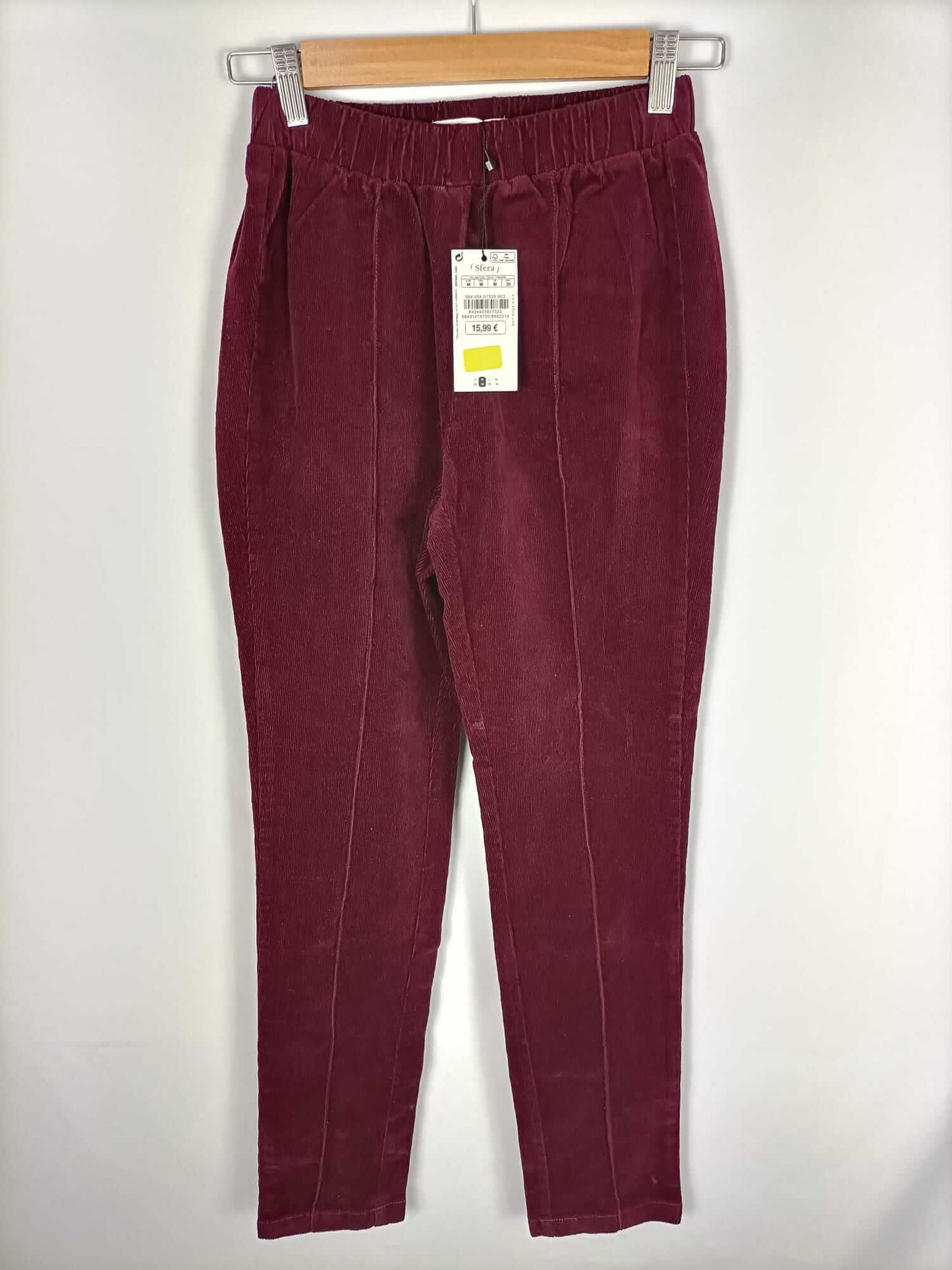 SFERA.Burgundy corduroy leggings Tm