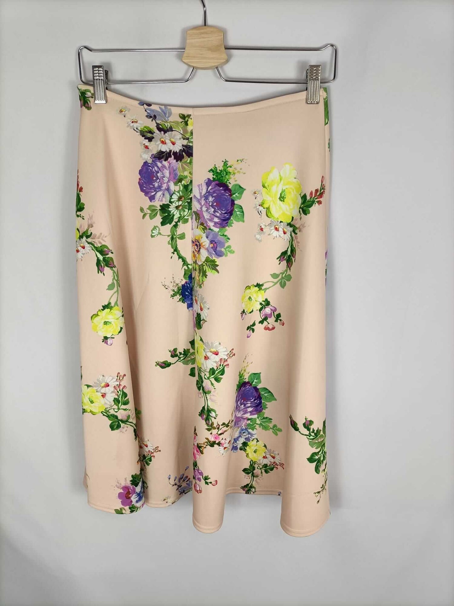 OTRAS. Falda midi flore neopreno TU (s/m)