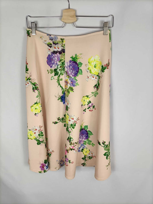 OTRAS. Falda midi flore neopreno TU (s/m)