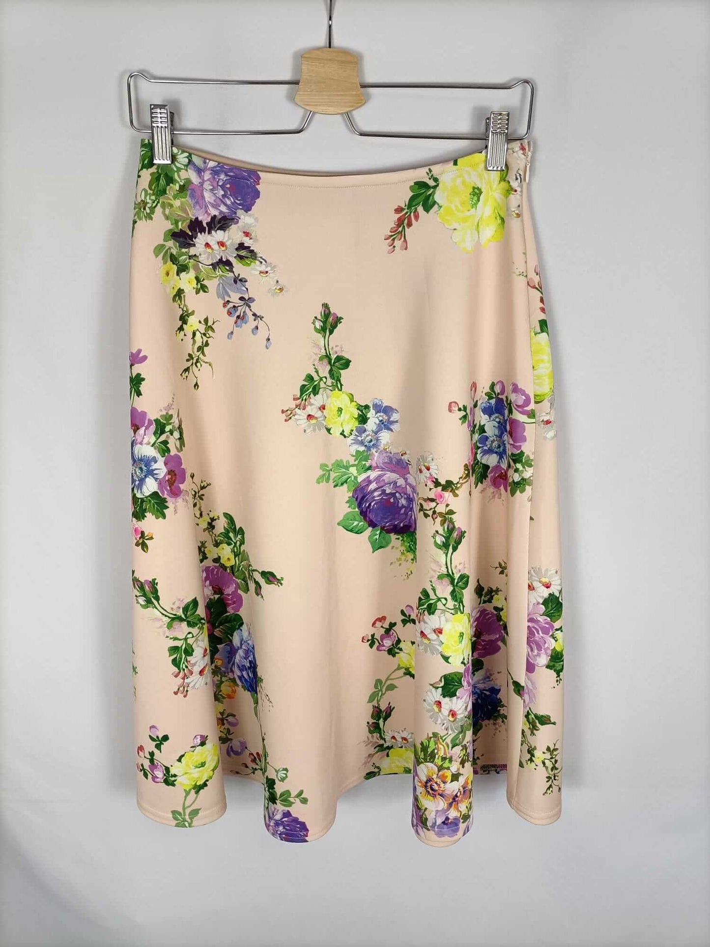 OTRAS. Falda midi flore neopreno TU (s/m)