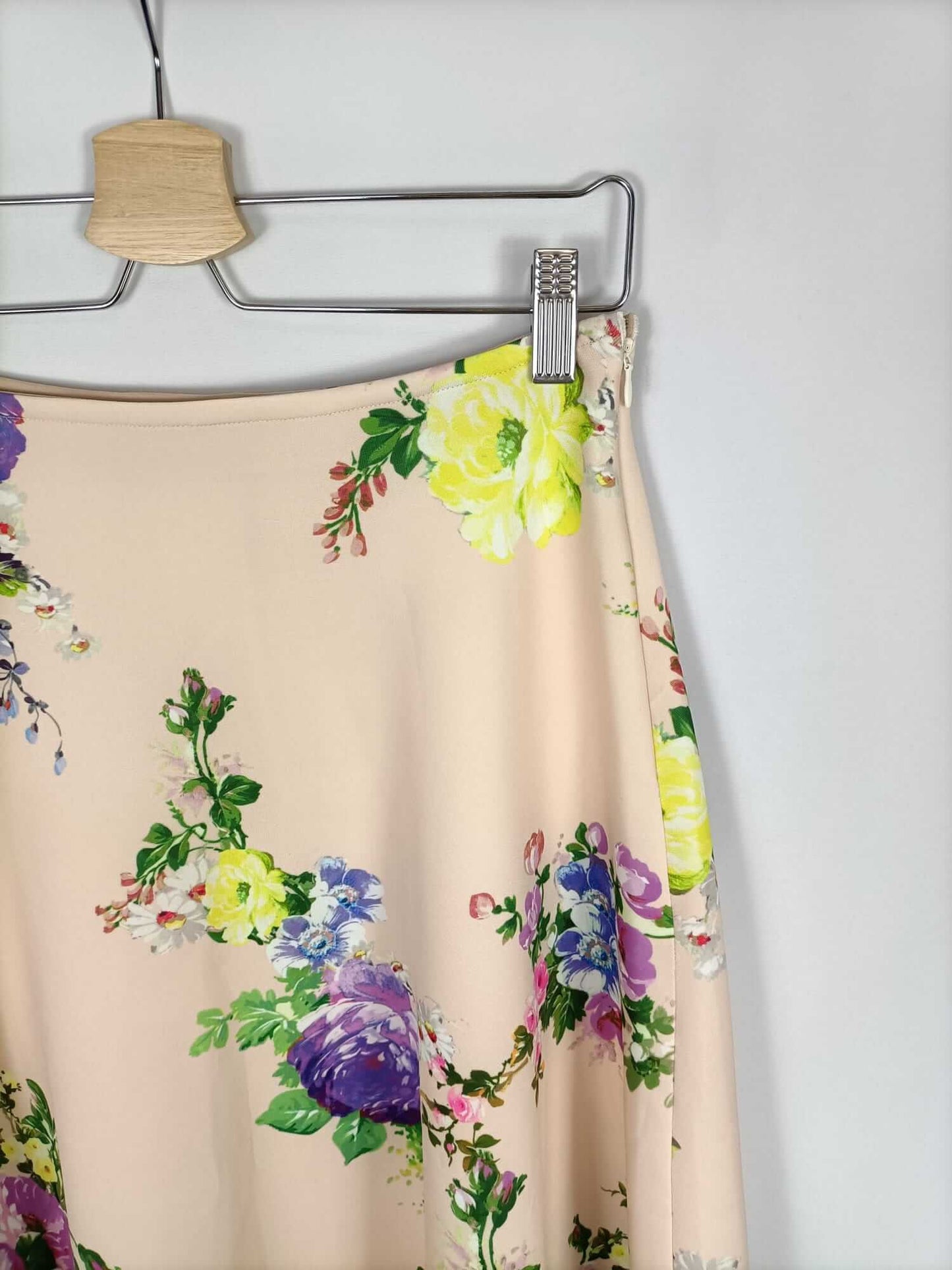 OTRAS. Falda midi flore neopreno TU (s/m)