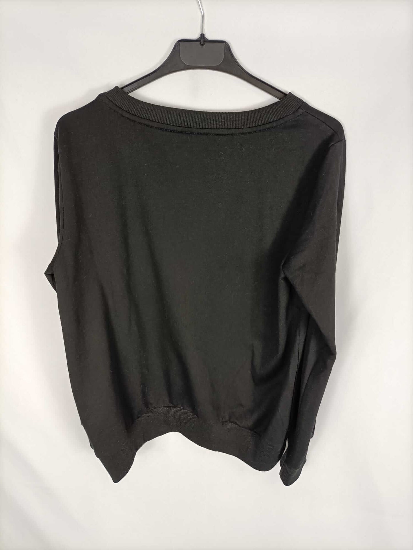 OTHERS. Black embroidered sweatshirt TU (s/m)