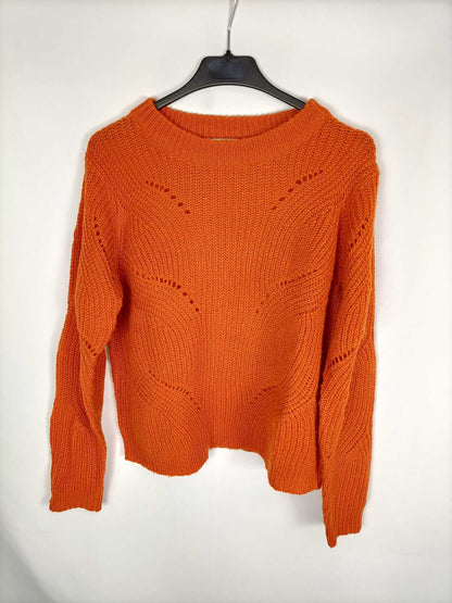 JAQUELINE DE YONG. Jersey naranja T.s