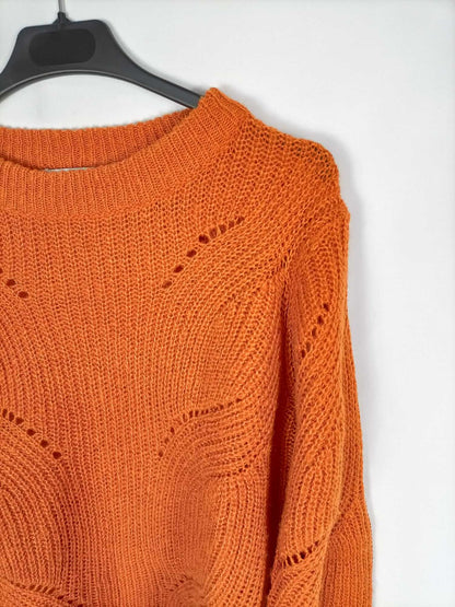 JAQUELINE DE YONG. Jersey naranja T.s