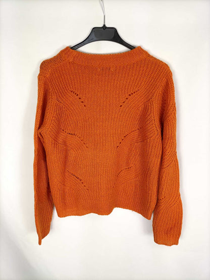 JAQUELINE DE YONG. Jersey naranja T.s