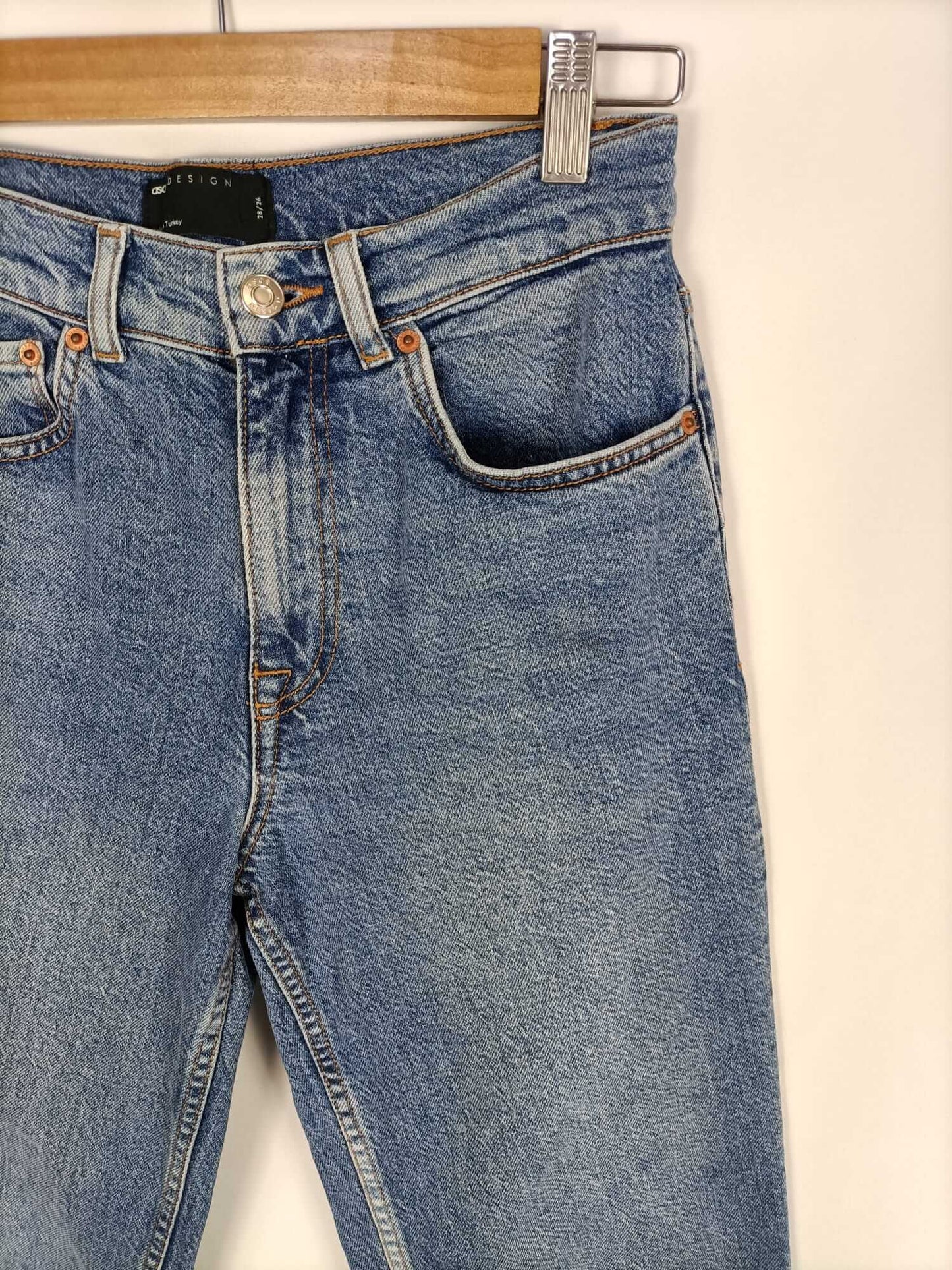ASOS. Pantalón recto denim T.36/38