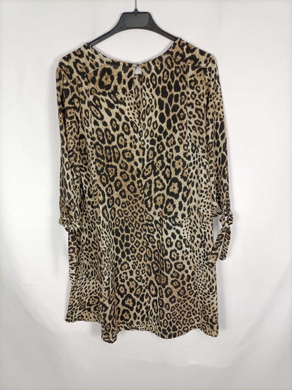 DINA DRESS. Vestido corto animal print T.s