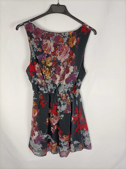SENSES. Black floral dress Tl