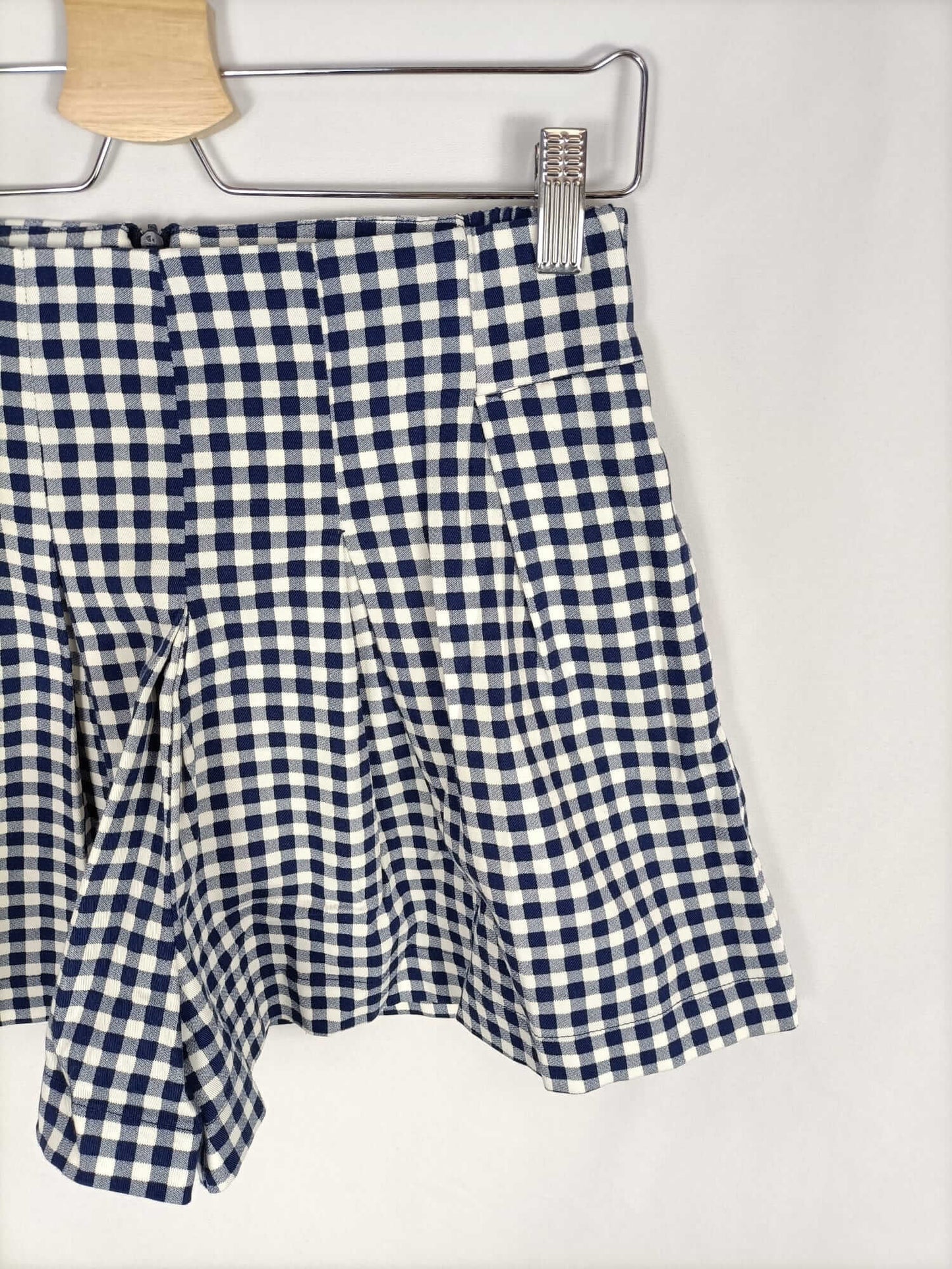 ZARA. Shorts cuadros vichí T.m