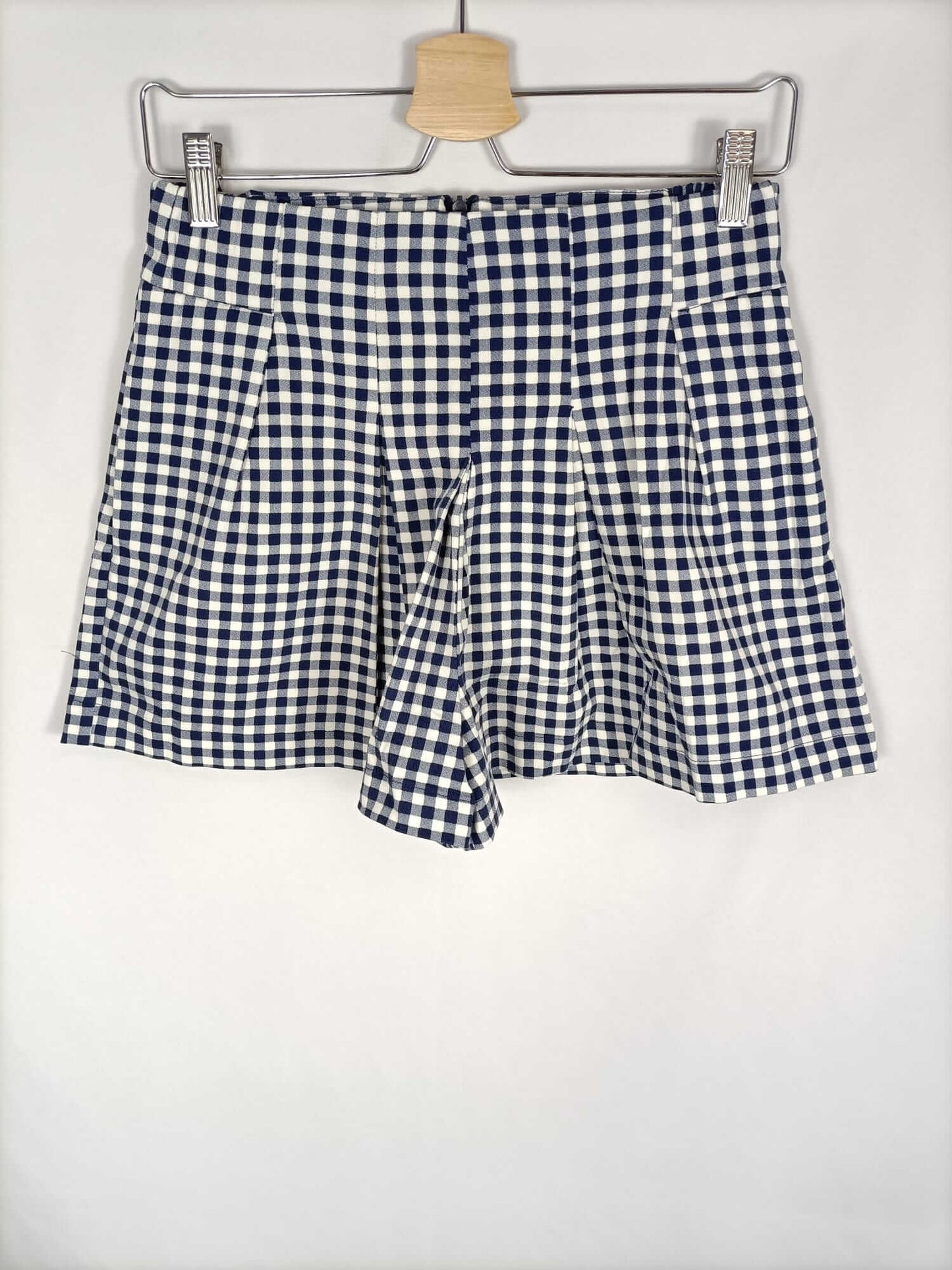 ZARA. Shorts cuadros vichí T.m