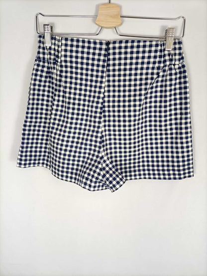 ZARA. Shorts cuadros vichí T.m