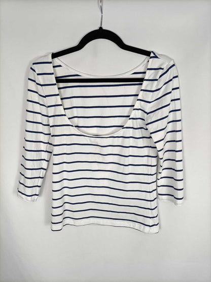 PRIMARK. Camiseta rayas marineras T.38