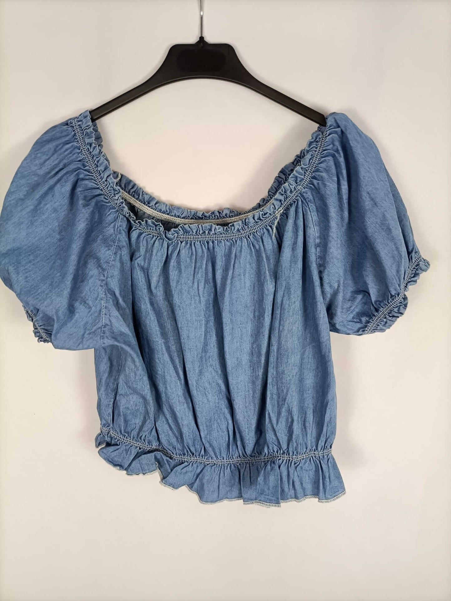 OTRAS. Top cortito denim Tu (s/m)