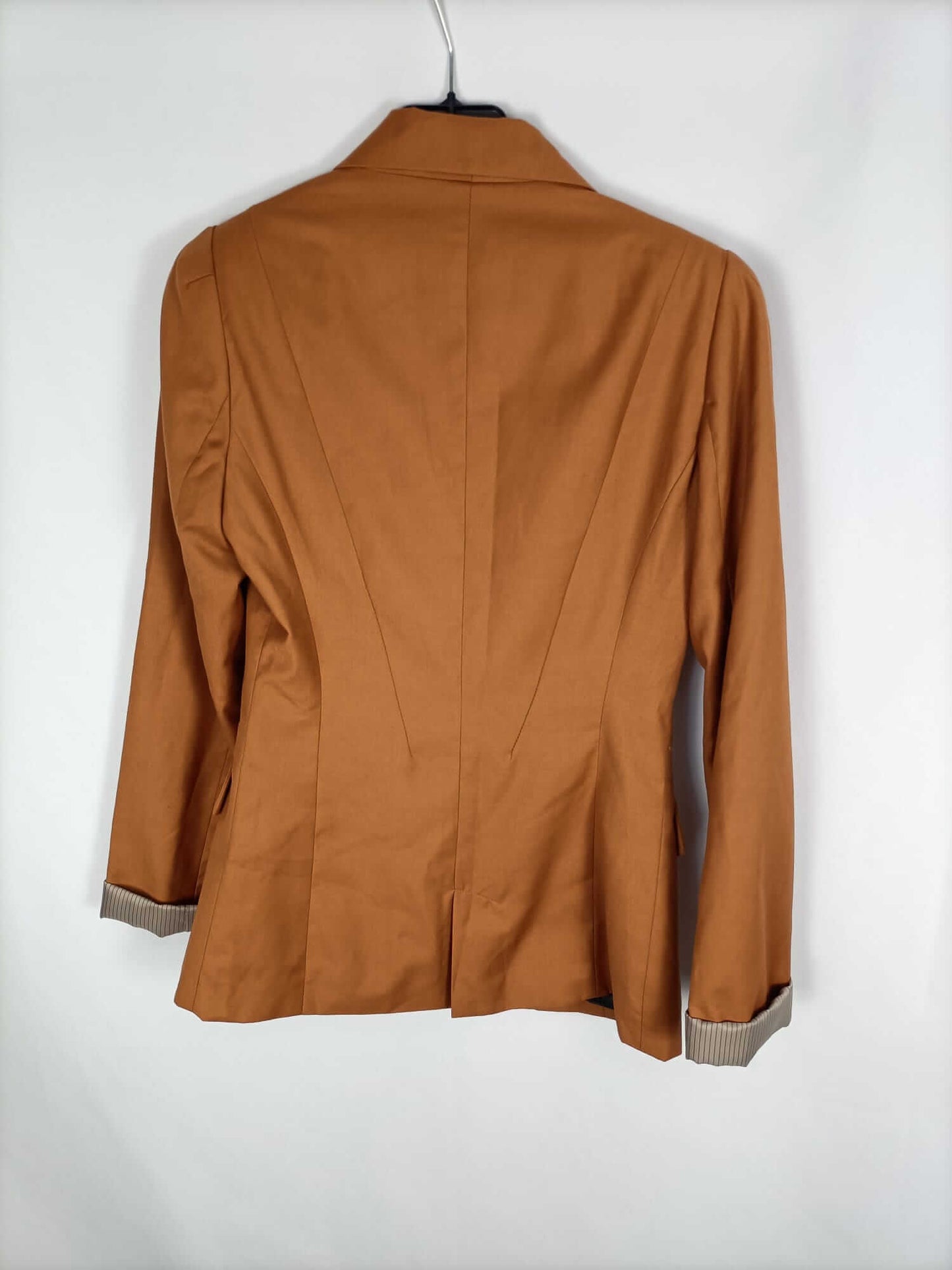 BERSHKA. Blazer camel T.m