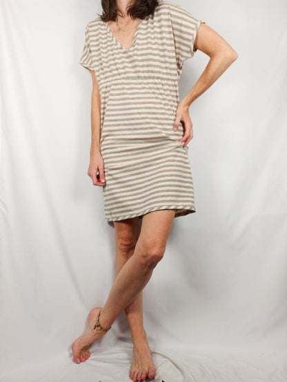 VERO MODA. Short striped Ts dress