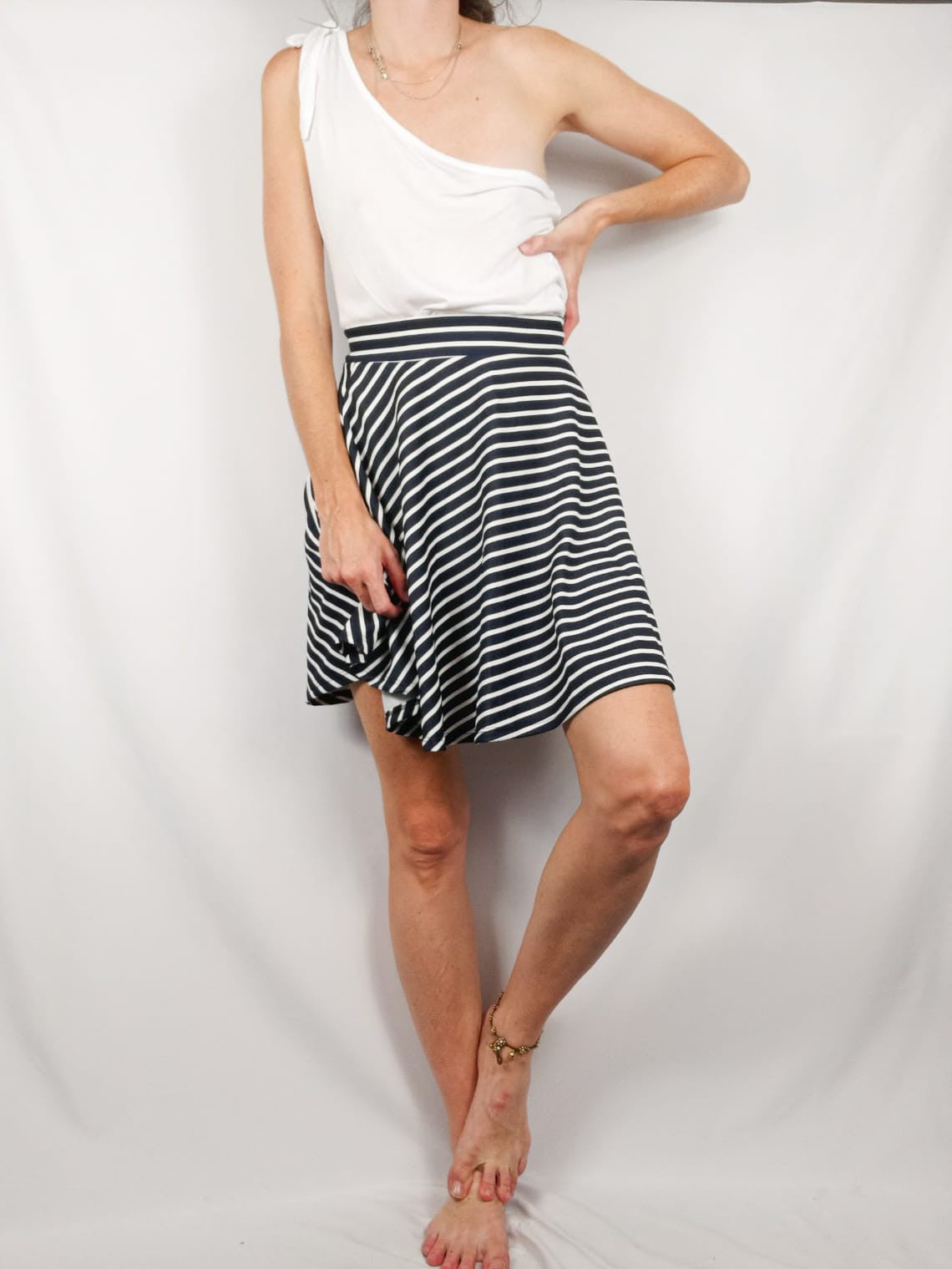 OTRAS. Falda de rayas TU (s/m)