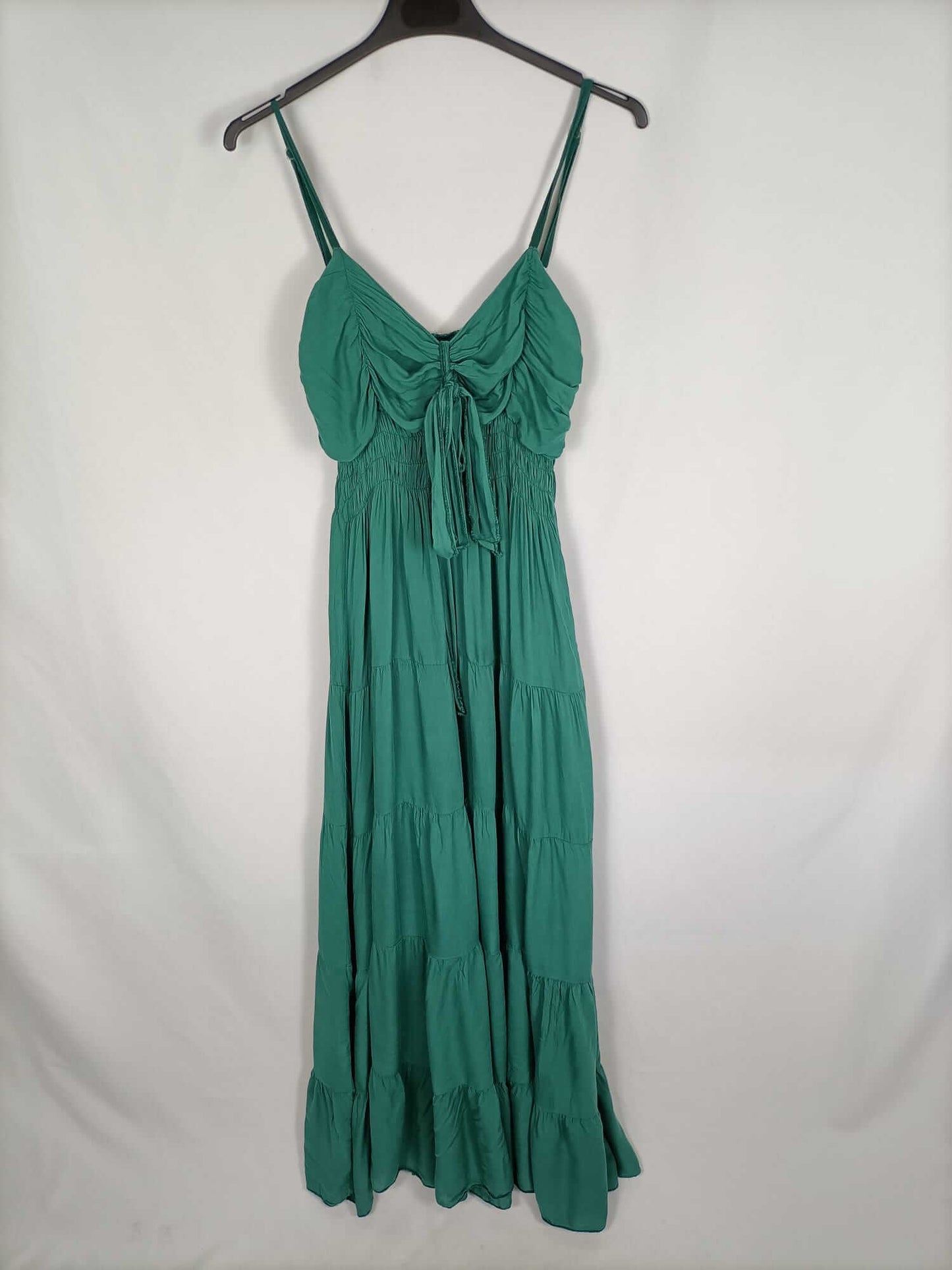 OTRAS. Vestido largo verde Tu (s/m)