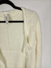 PULL&BEAR. Chaqueta beige tweed T.m