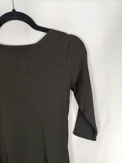 OTRAS. Vestido negro punto tu (xs/s)