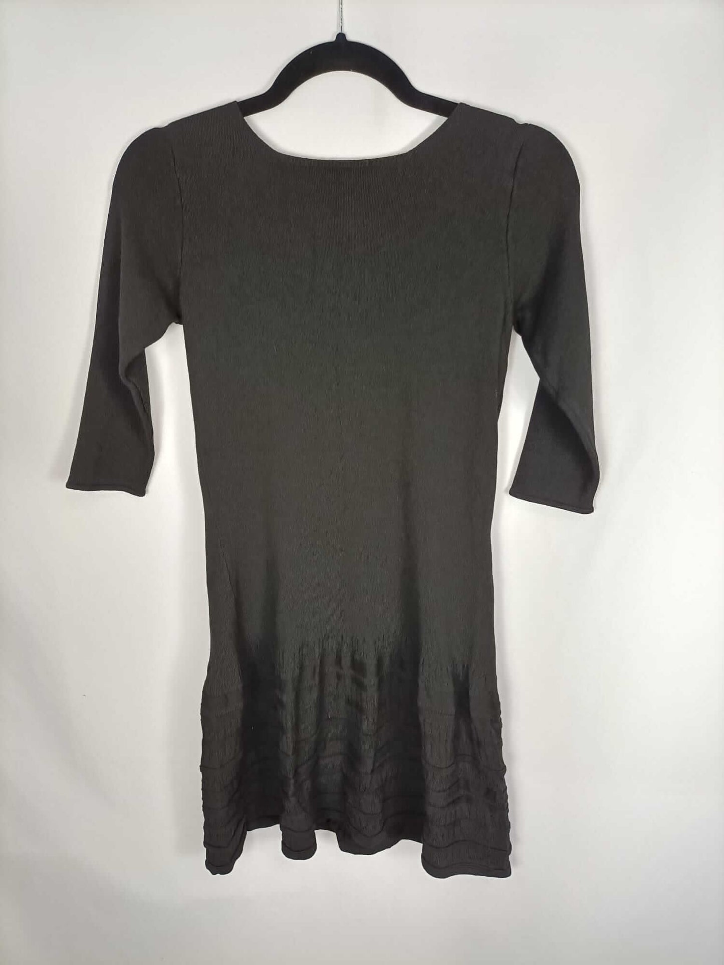 OTRAS. Vestido negro punto tu (xs/s)