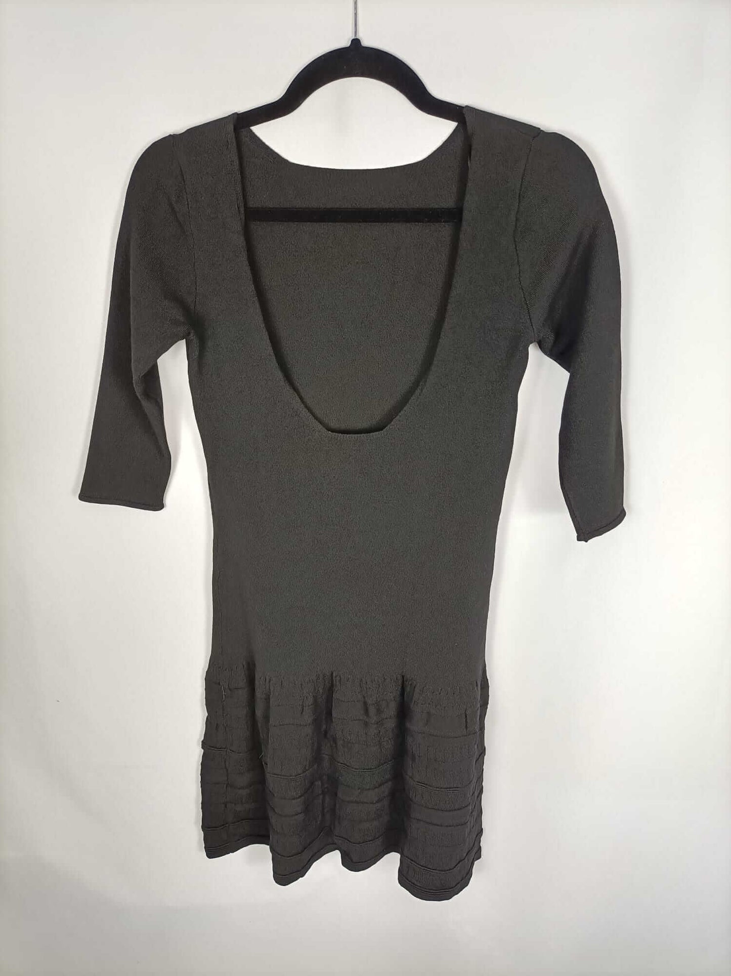 OTRAS. Vestido negro punto tu (xs/s)