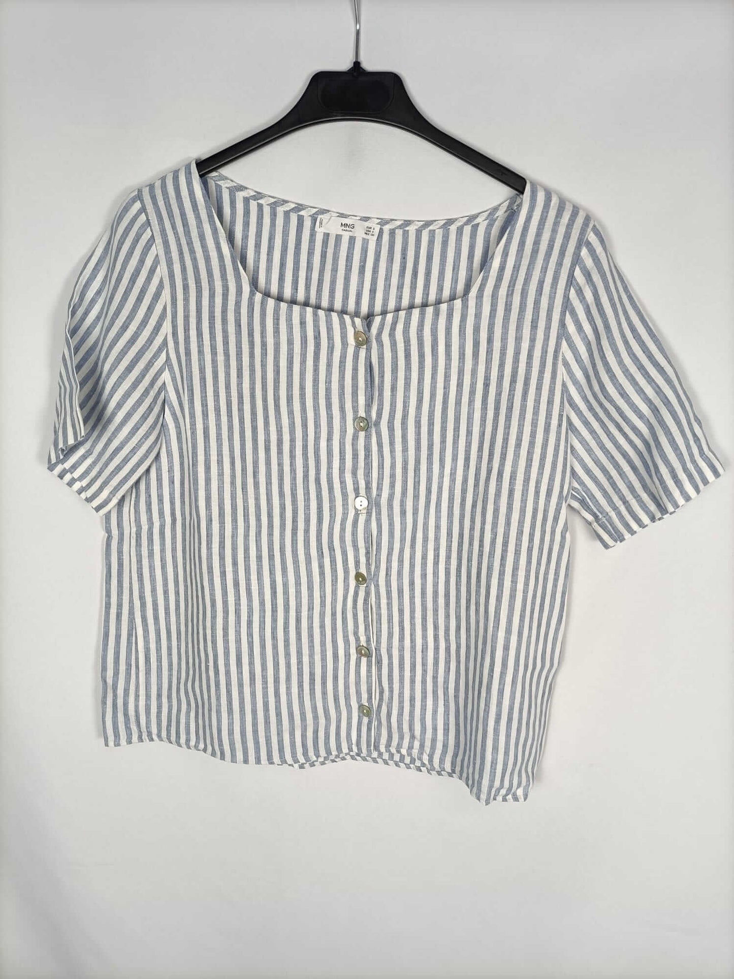 MANGO. Striped blouse Tm