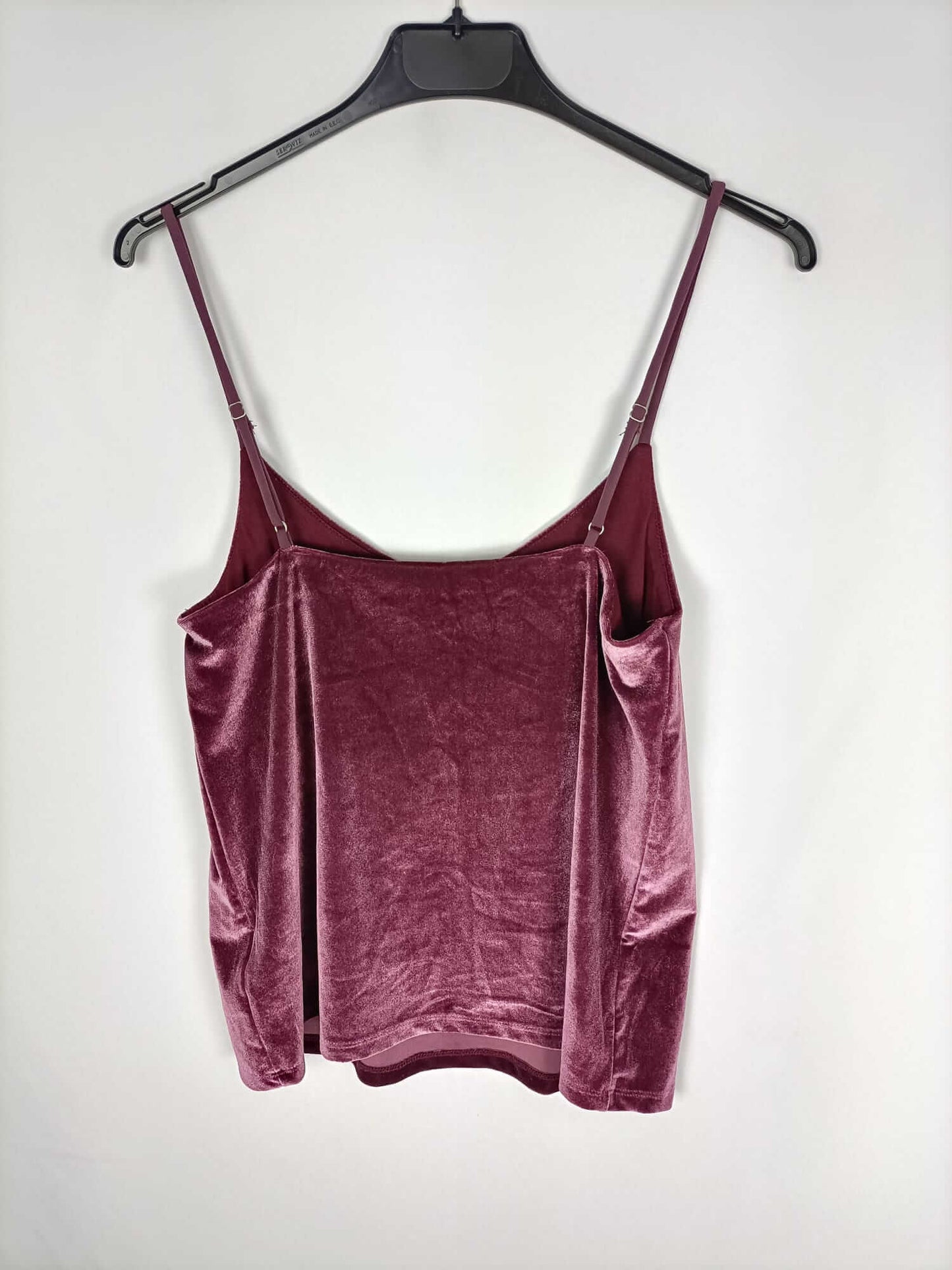 STRADIVARIUS. Top terciopelo T.s