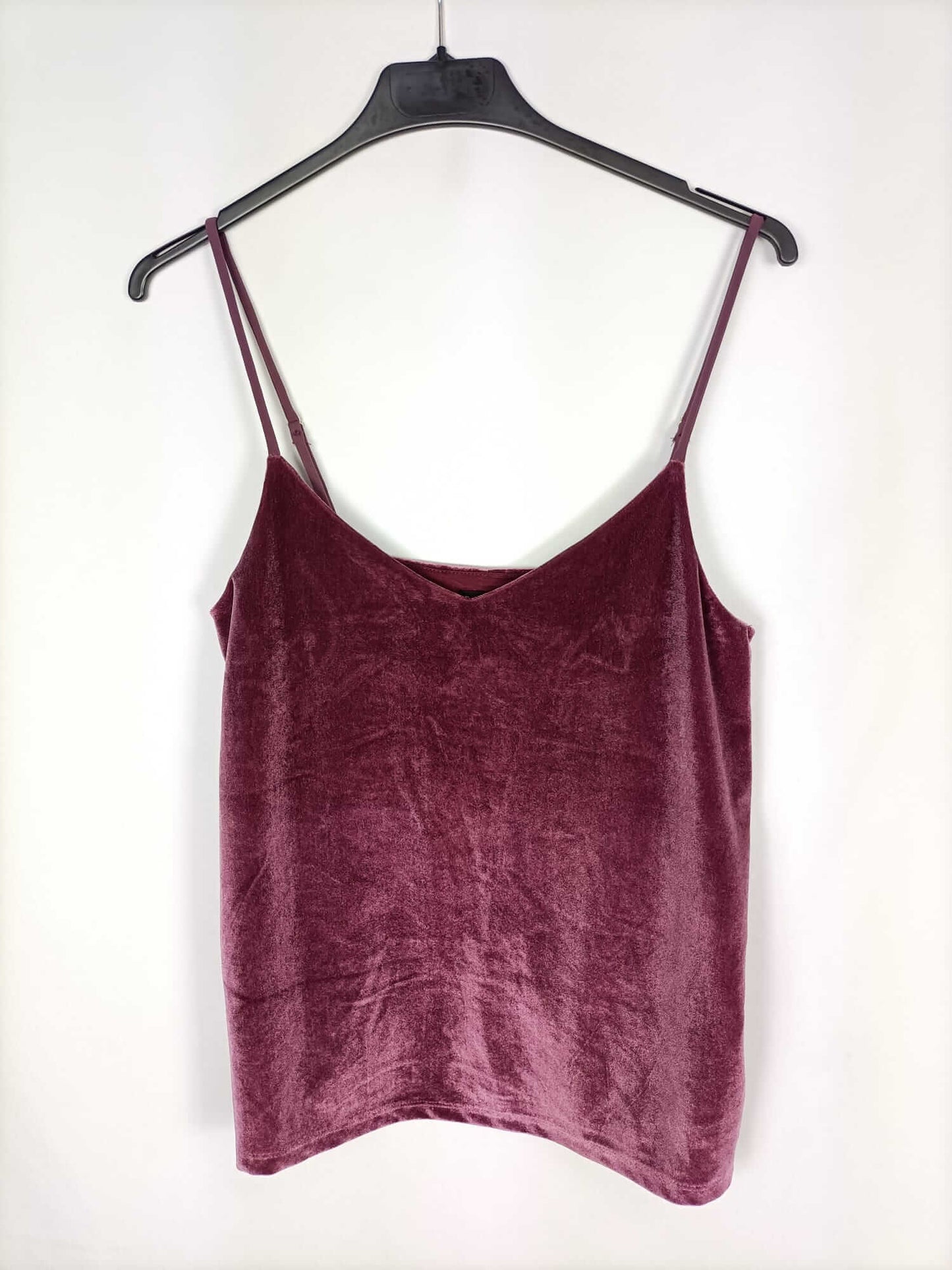 STRADIVARIUS. Top terciopelo T.s