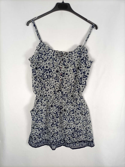 STRADIVARIUS. Blue flower dress Tm