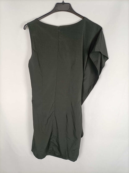 NEW YORK LAUNDRY. Vestido negro asimétrico T.m