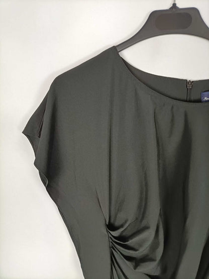 NEW YORK LAUNDRY. Vestido negro asimétrico T.m