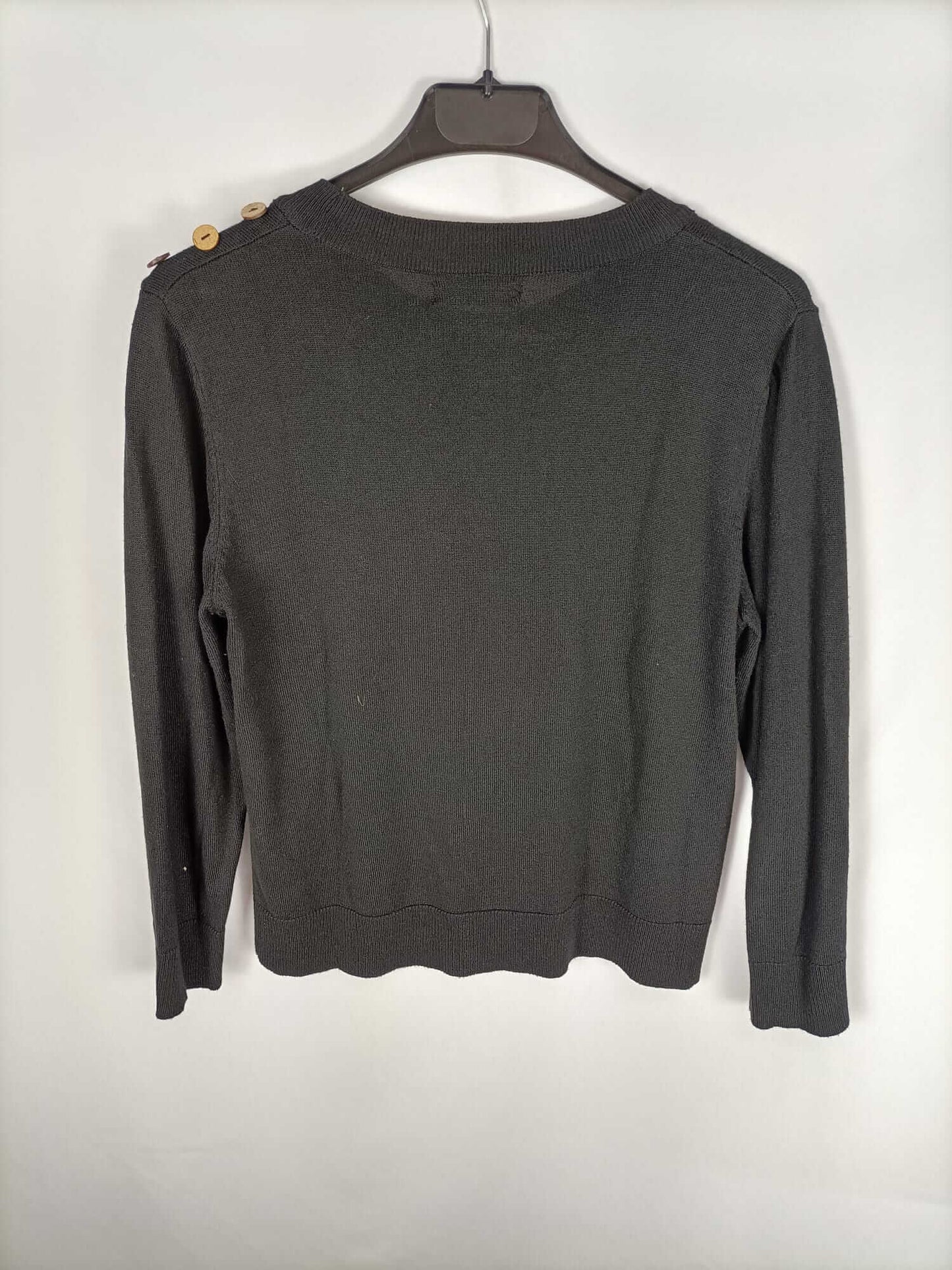 STRADIVARIUS. Basic black sweater TM