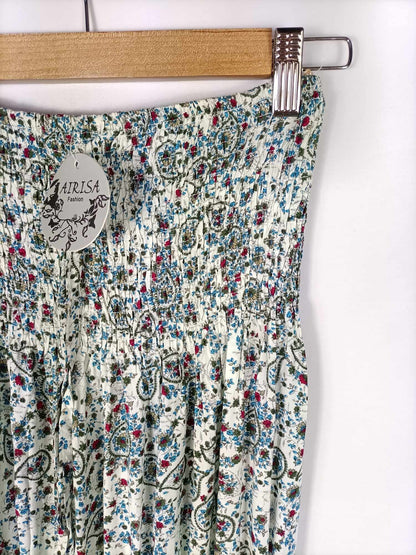 OTRAS. Mono beige florecitas TU (s/m)