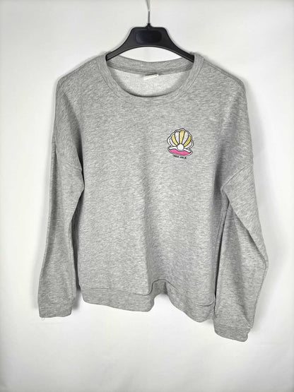 JACKELIN DE YONG. Grey Ts sweatshirt