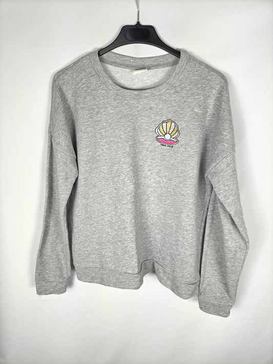 JACKELIN DE YONG. Grey Ts sweatshirt