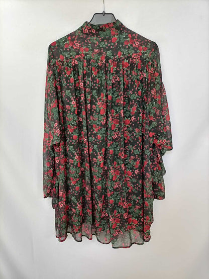 STRADIVARIUS. Fluid floral jumpsuit Tm