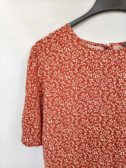 PRIMARK. Long tile floral dress size 42