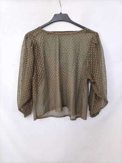 OTRAS.Top verde plumeti TU (S/M)